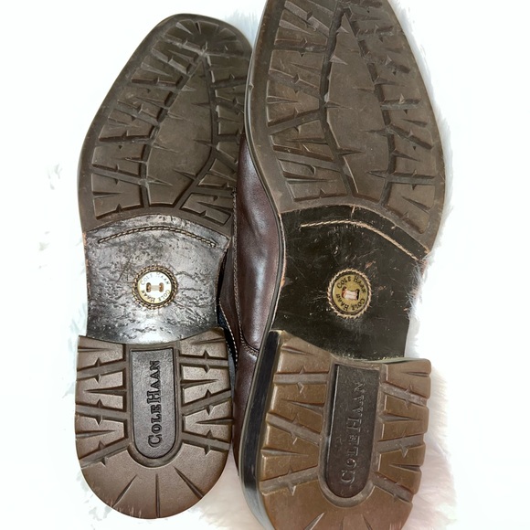 Cole Haan Brown Leather Split Toe Oxfords Shoes~Lace Up Men Size 10.5 M, CO2883 - Picture 6 of 8